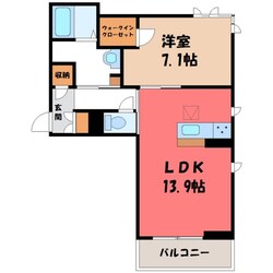 オリエンタルヴィラ Kの物件間取画像